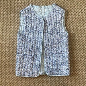 Nina Blanc Blue Raphael Vest